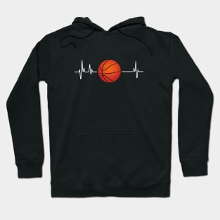 Basketball Heartbeat Shirt Hoodie